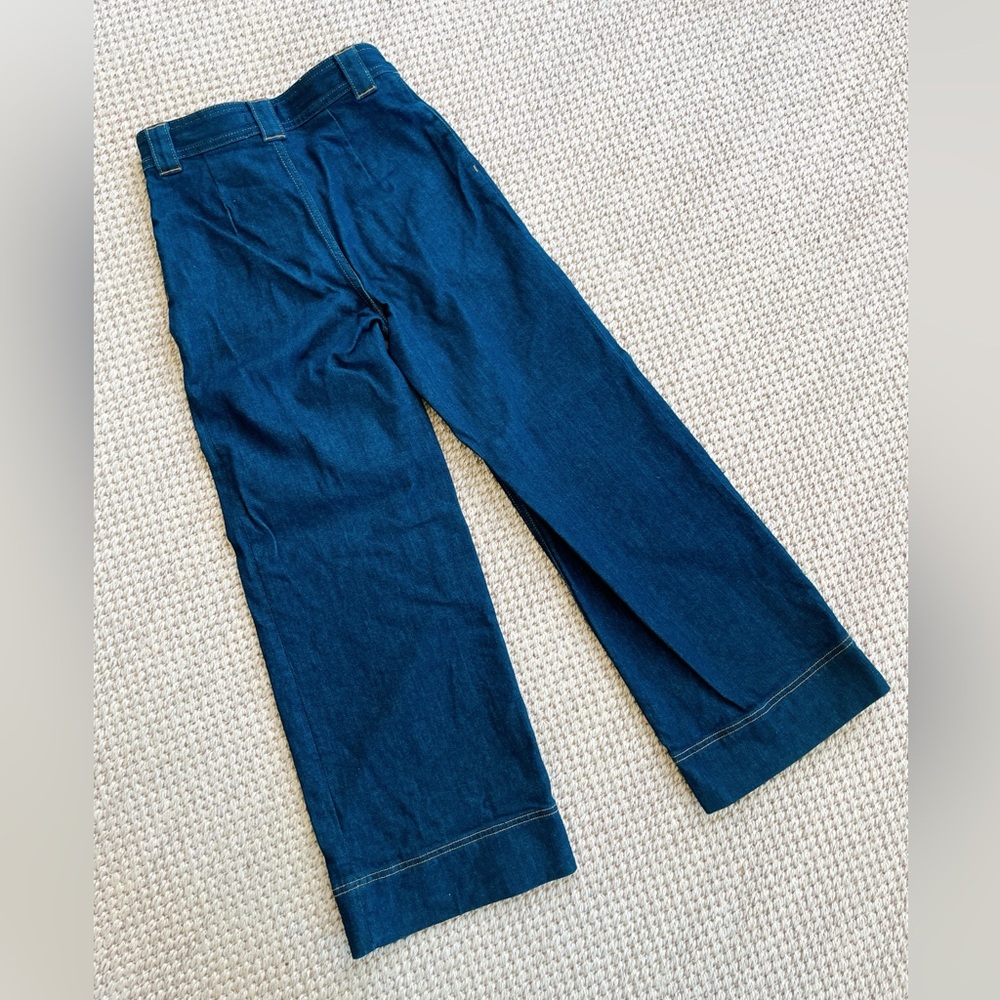 & Other Stories Paris Atelier Dark Wash Wide Leg Jeans Size 26 - Picture 9 of 11